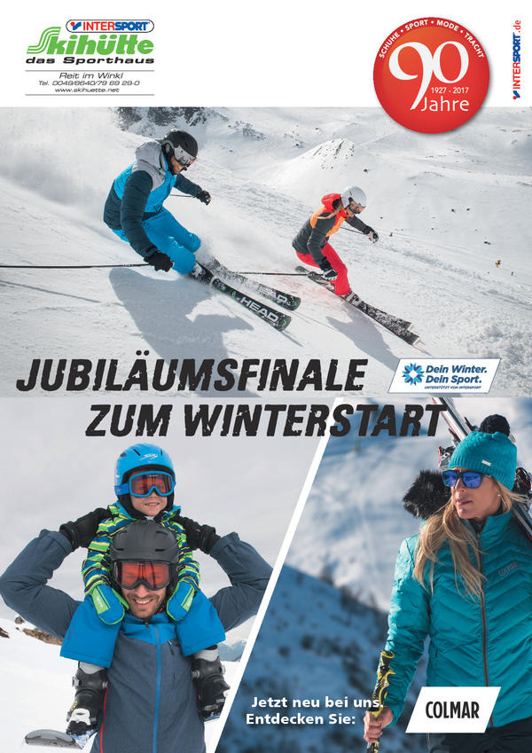Prospekt Winter Opening 17/18 Titel Prospekt Winter Opening 17/18 Titel
